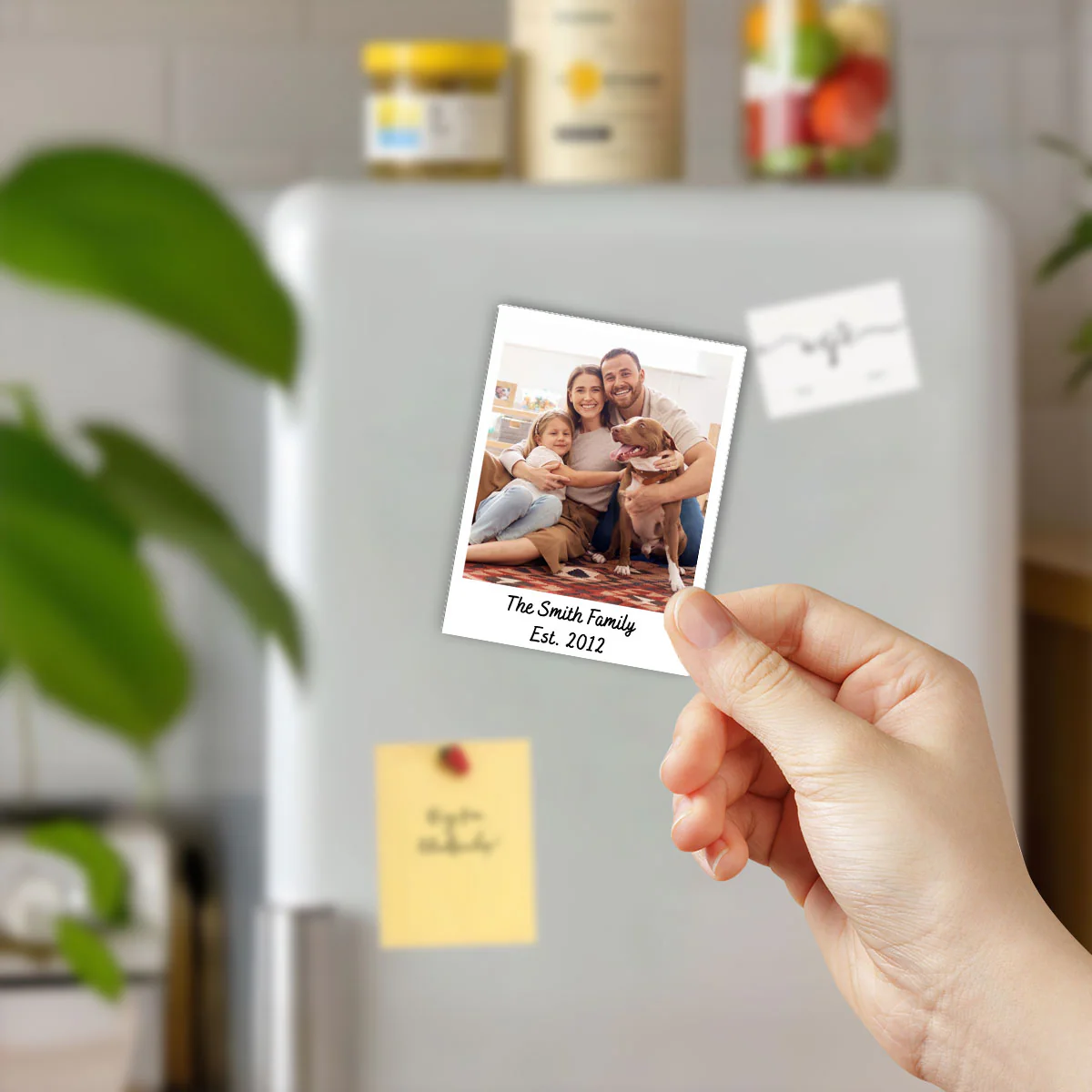 Family Couple Photo Frame Personalized Acrylic Fridge Magnet - Image 3