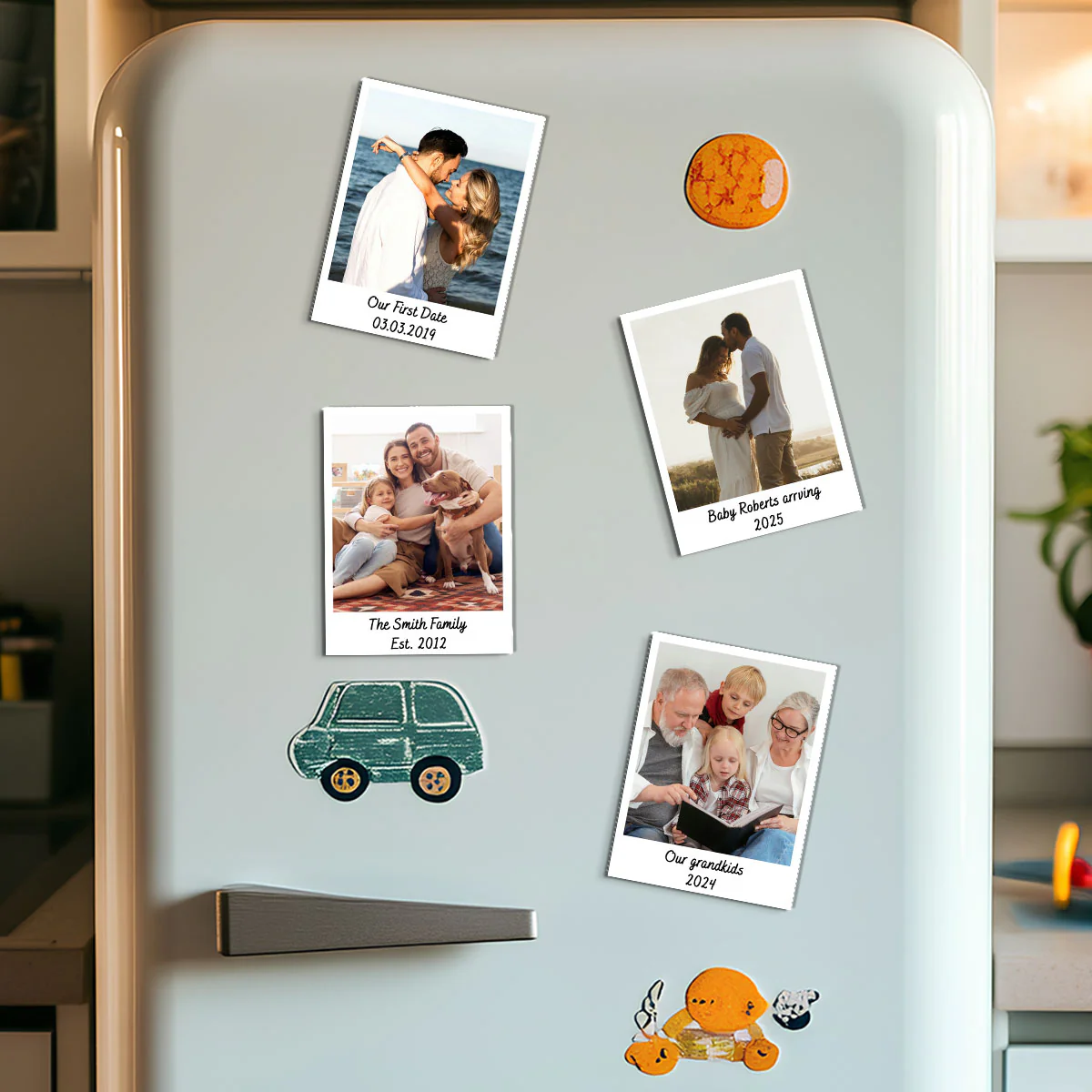 Family Couple Photo Frame Personalized Acrylic Fridge Magnet - Image 7