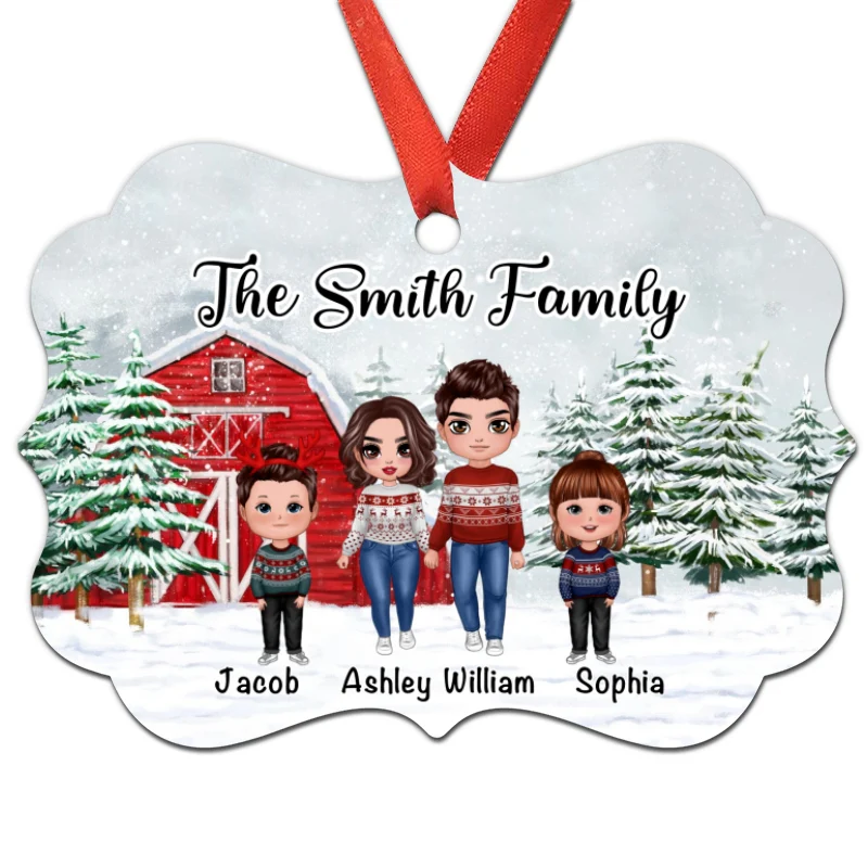 Family Go To Christmas Tree Farm Personalized Christmas Ornament - Image 3