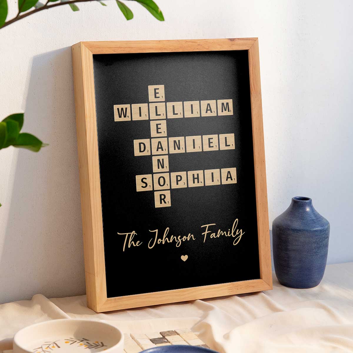 [FREE DELIVERY - Limited Time Offer] Unique Family Home Decor Make Your Own Crossword Puzzle Personalized Poster - Image 5