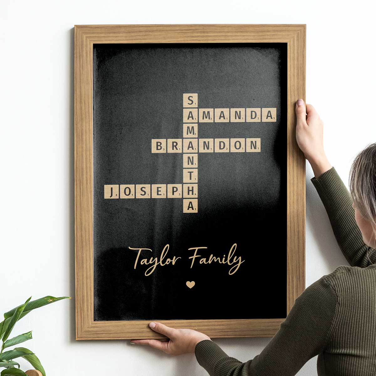 [FREE DELIVERY - Limited Time Offer] Unique Family Home Decor Make Your Own Crossword Puzzle Personalized Poster - Image 8