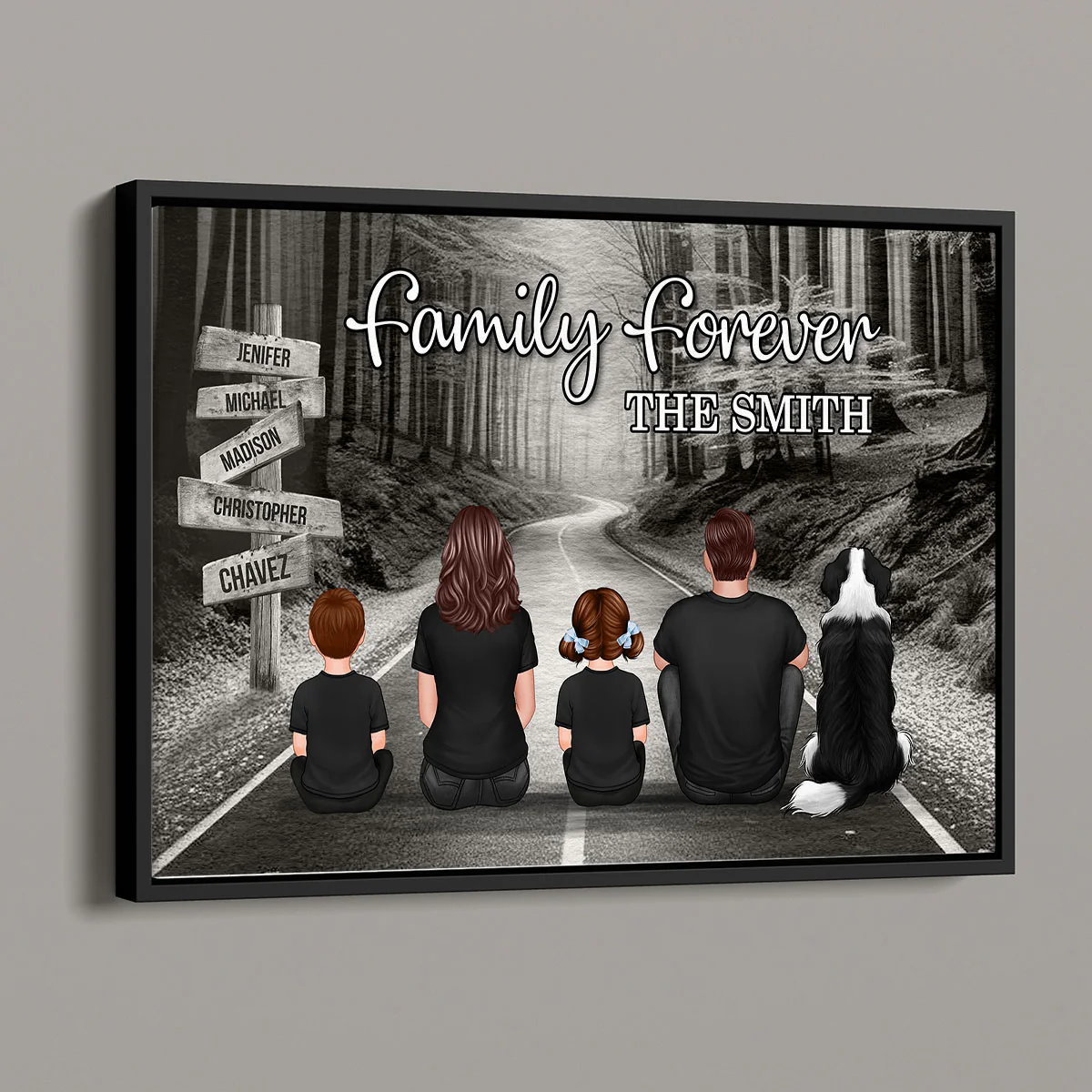 Family Road Personalized Poster, Gift, Father's Day Gift - Image 2