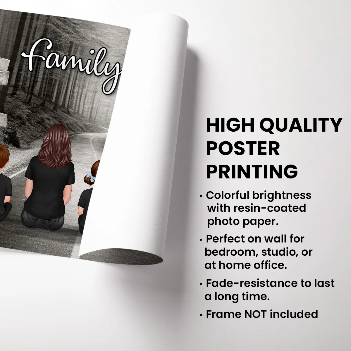 Family Road Personalized Poster, Gift, Father's Day Gift - Image 3