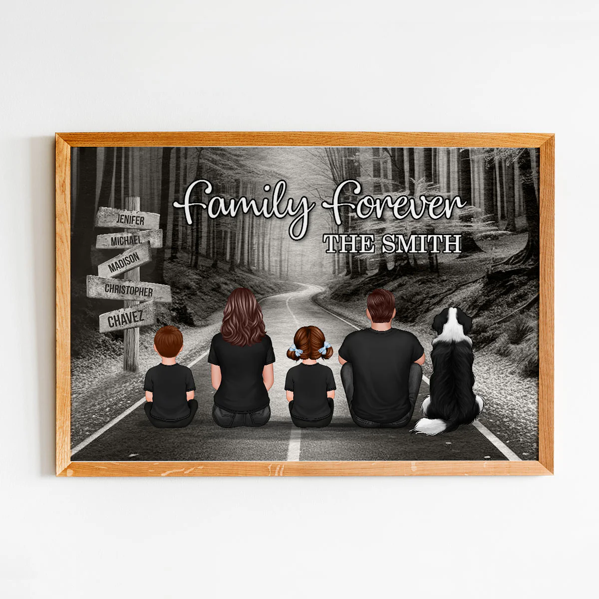 Family Road Personalized Poster, Gift, Father's Day Gift - Image 6