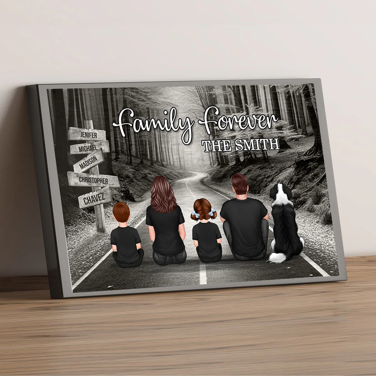 Family Road Personalized Poster, Gift, Father's Day Gift - Image 7