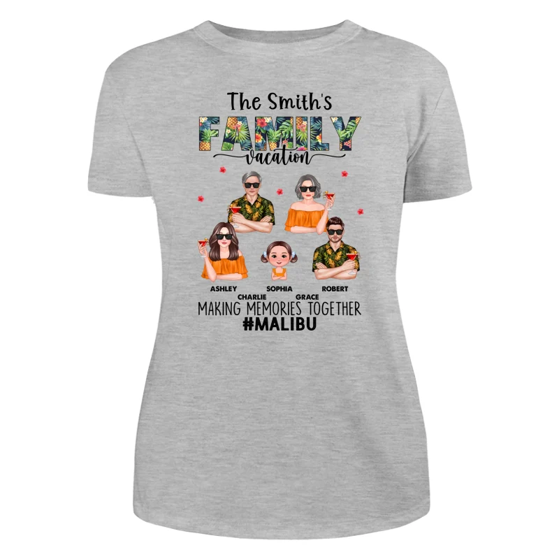 Family Summer Vacation Personalized Shirt - Image 8