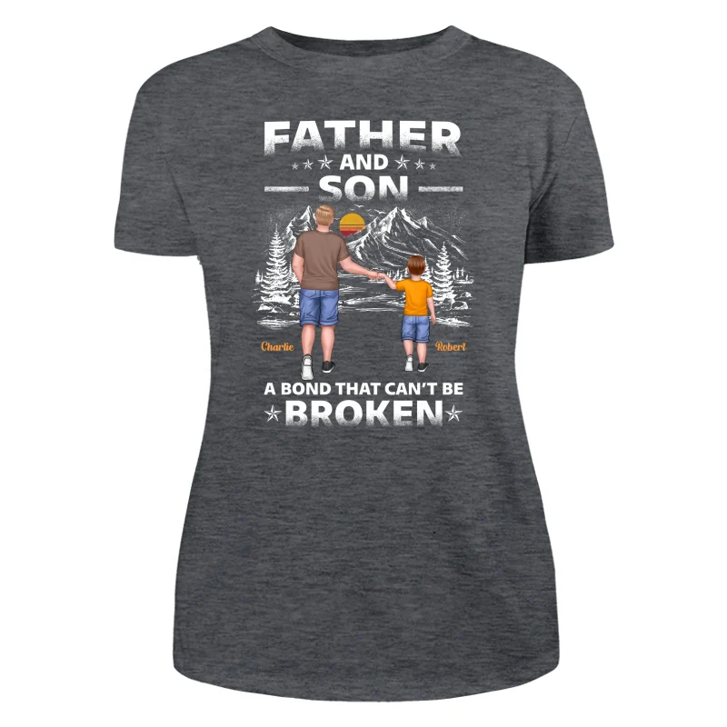 Father And Children Punch Hands Mountain Sketch Personalized Shirt - Image 10