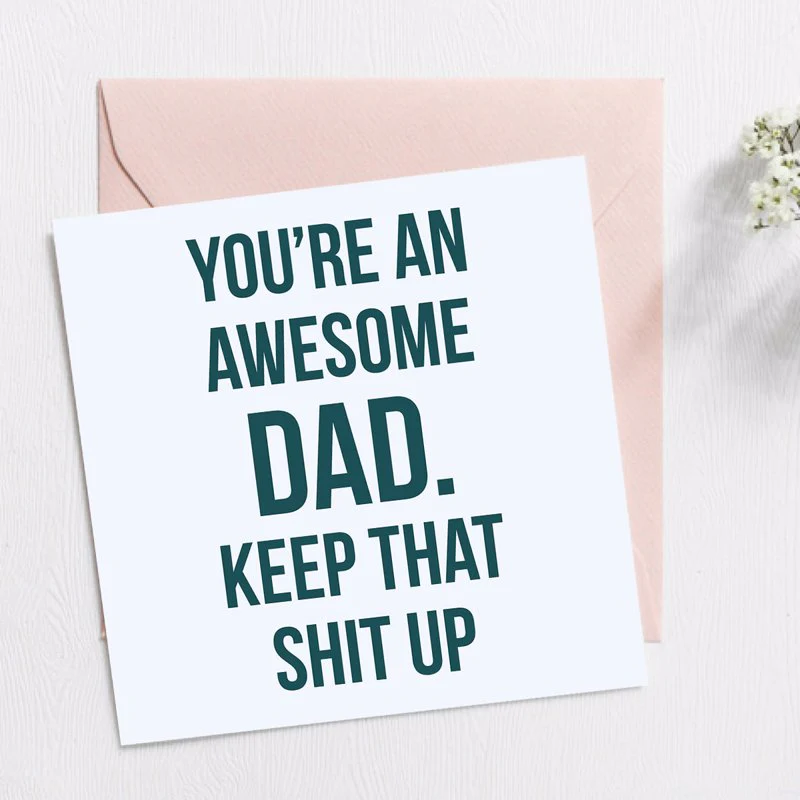Father's Day Greeting Card For Keychain - Image 26