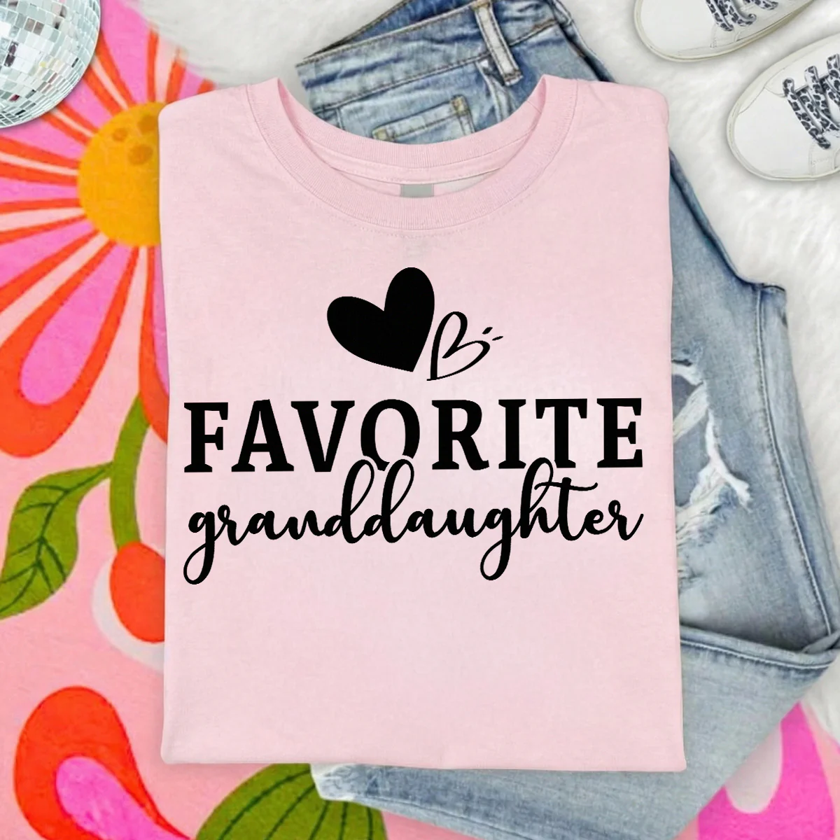 Favorite Granddaughter Shirt For Grandkid - Image 4