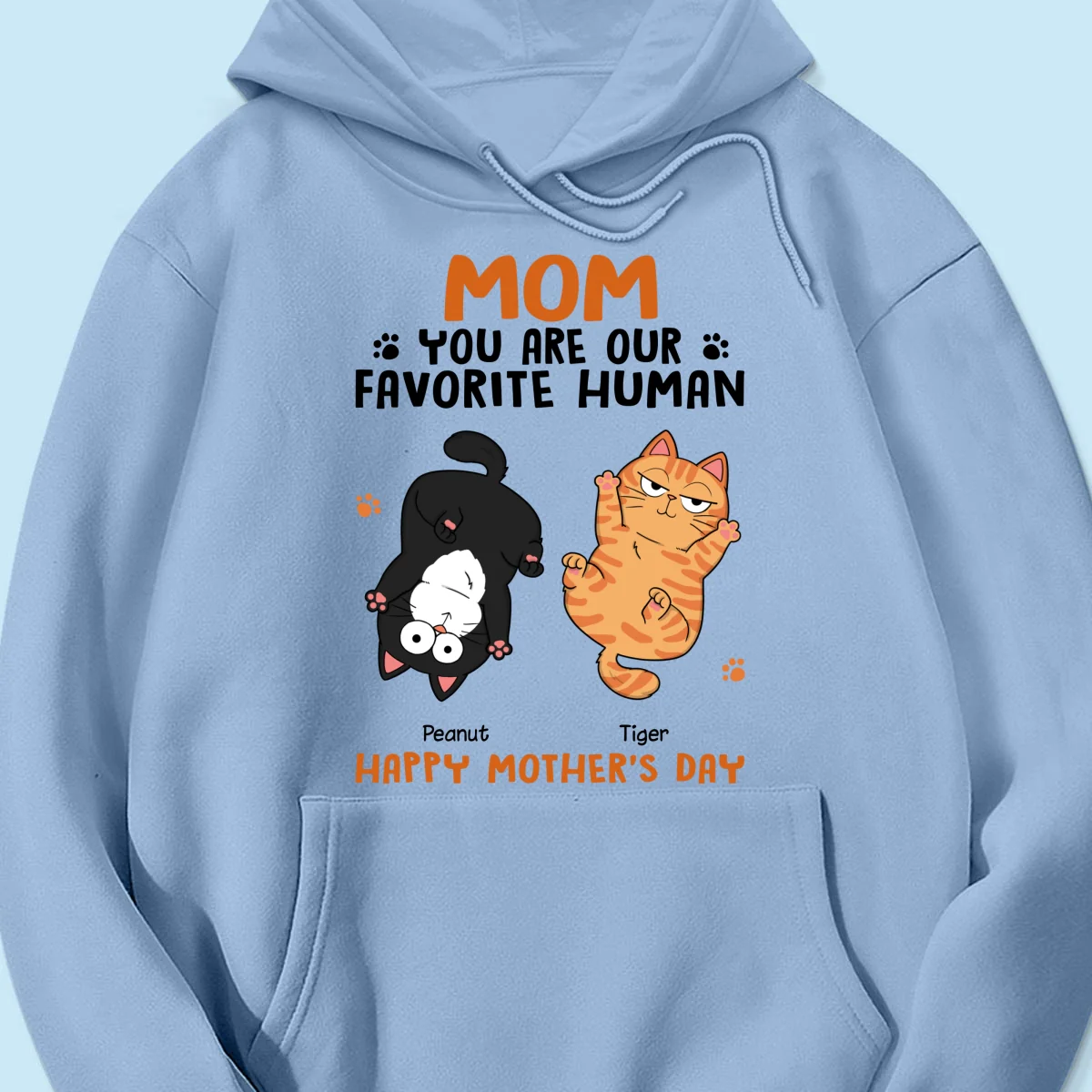 Favorite Human Gift For Cat Mom, Personalized Shirt - Image 18