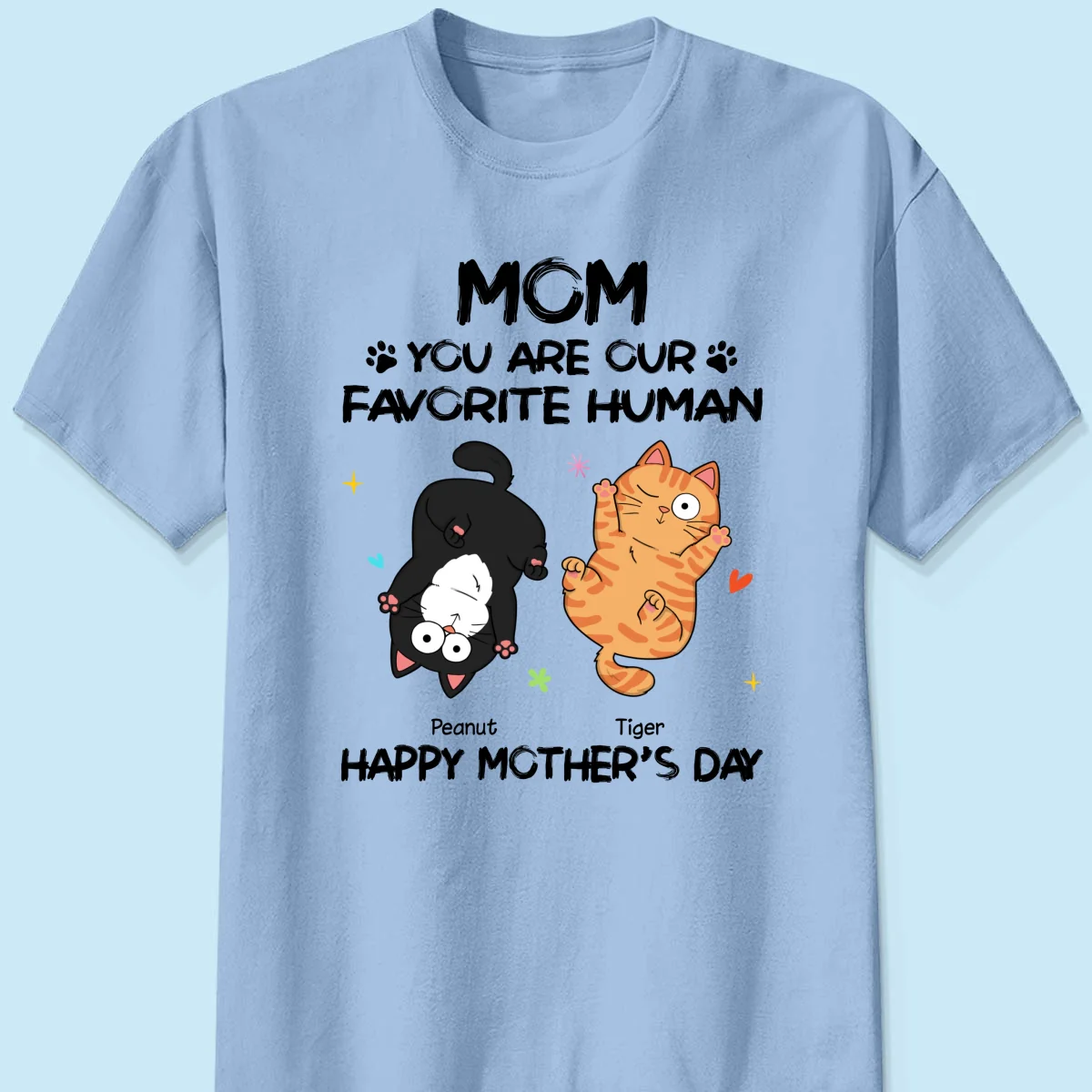 Favorite Human Naughty Cats Personalized Shirt - Image 10