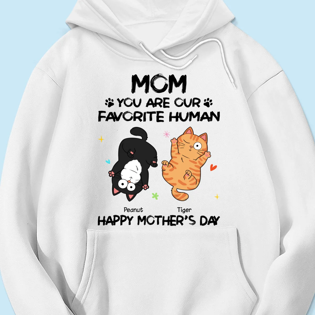 Favorite Human Naughty Cats Personalized Shirt - Image 15