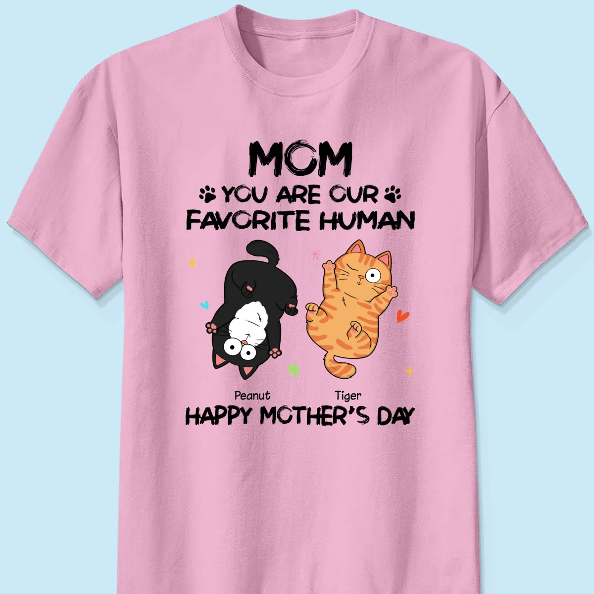 Favorite Human Naughty Cats Personalized Shirt - Image 9