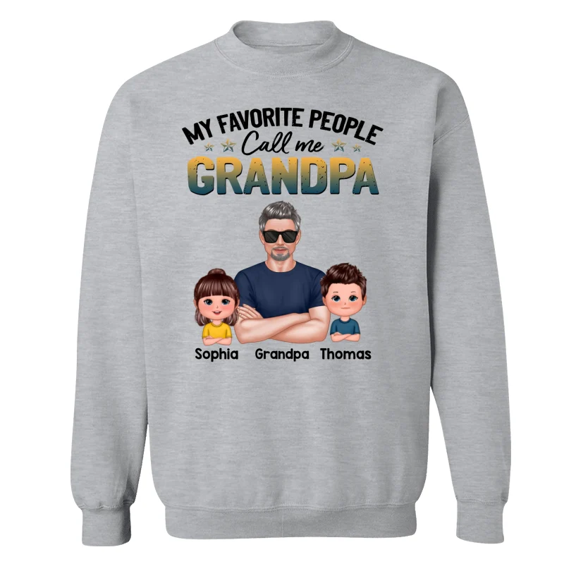 Favorite People Call Me Dad Grandpa Real Man And Kids Personalized Shirt - Image 18