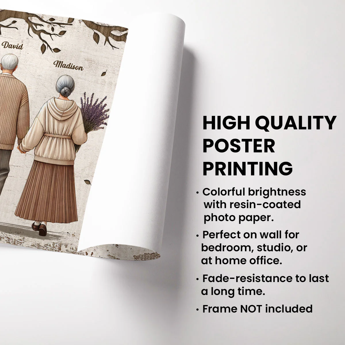 Favorite Place In The World Old Couple Personalized Poster, Gift For Him, For Her - Image 3