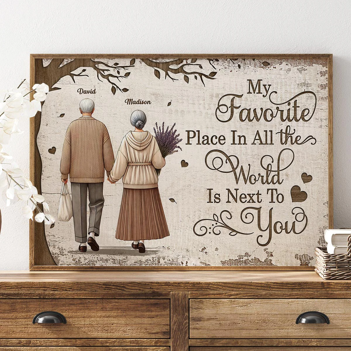 Favorite Place In The World Old Couple Personalized Poster, Gift For Him, For Her - Image 5