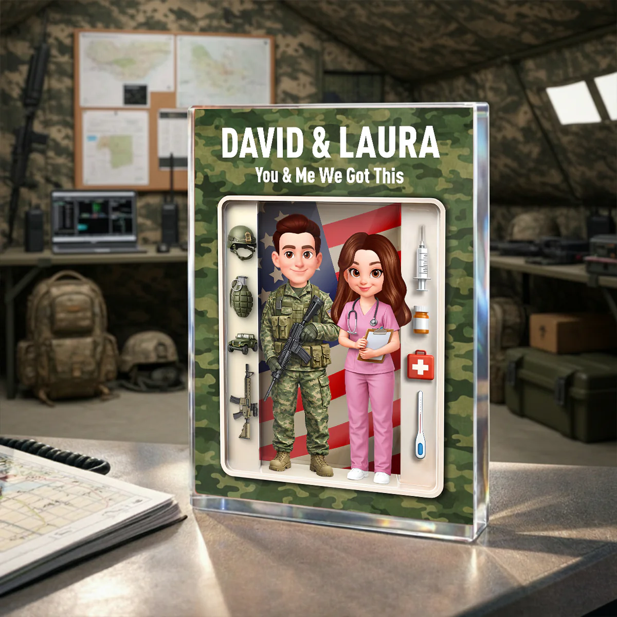 Custom Career "Action Figure" Style Acrylic Block Plaque - Heartfelt Gift for Him, for Her - Image 4
