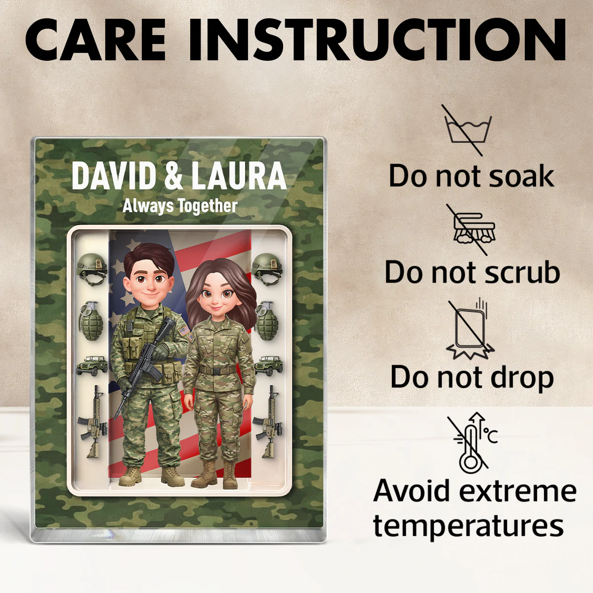 Custom Career "Action Figure" Style Acrylic Block Plaque - Heartfelt Gift for Him, for Her - Image 9