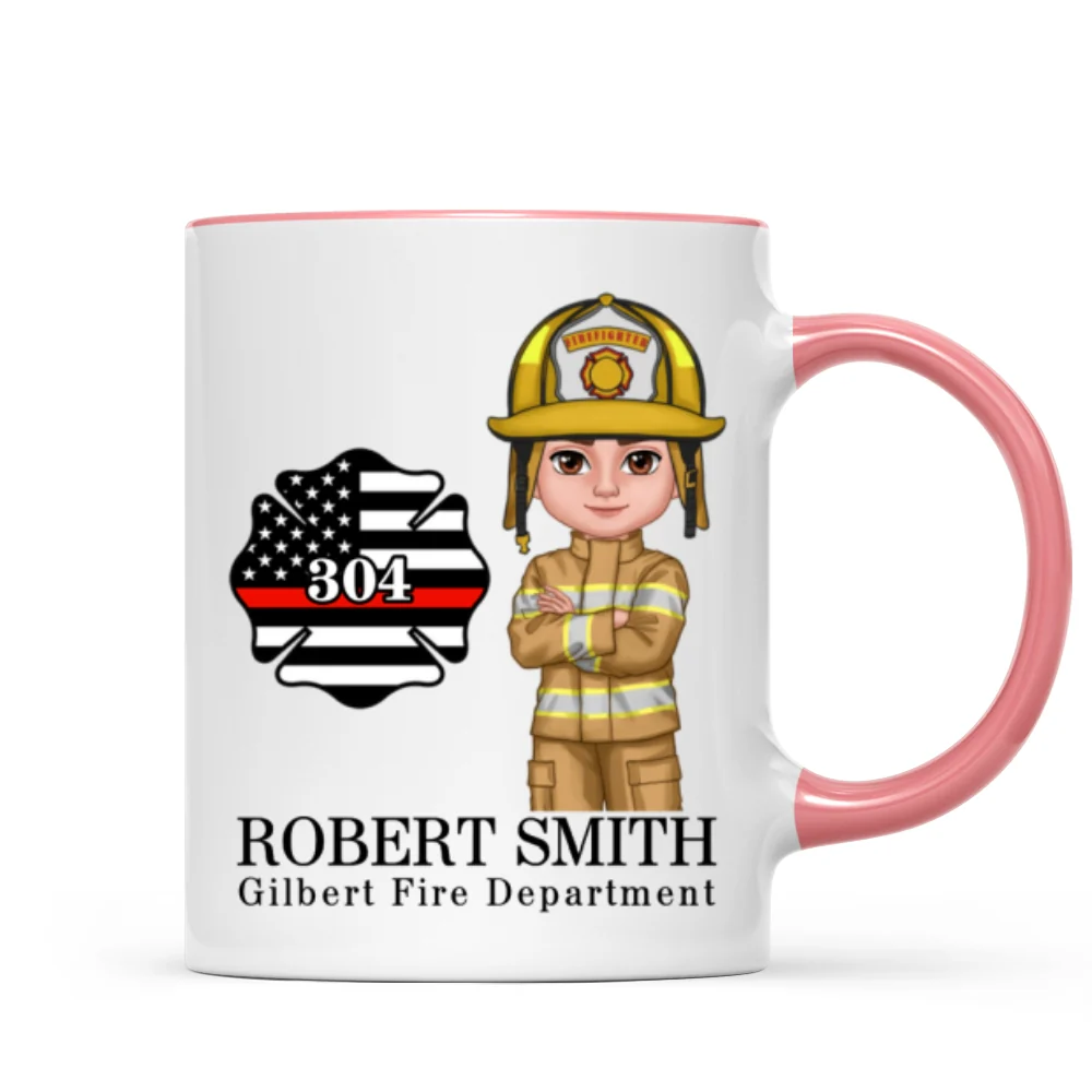 Firefighter Personalized Mug, Appreciation Gift, Graduation Gift, Christmas Gift For Colleagues, Boss - Image 12