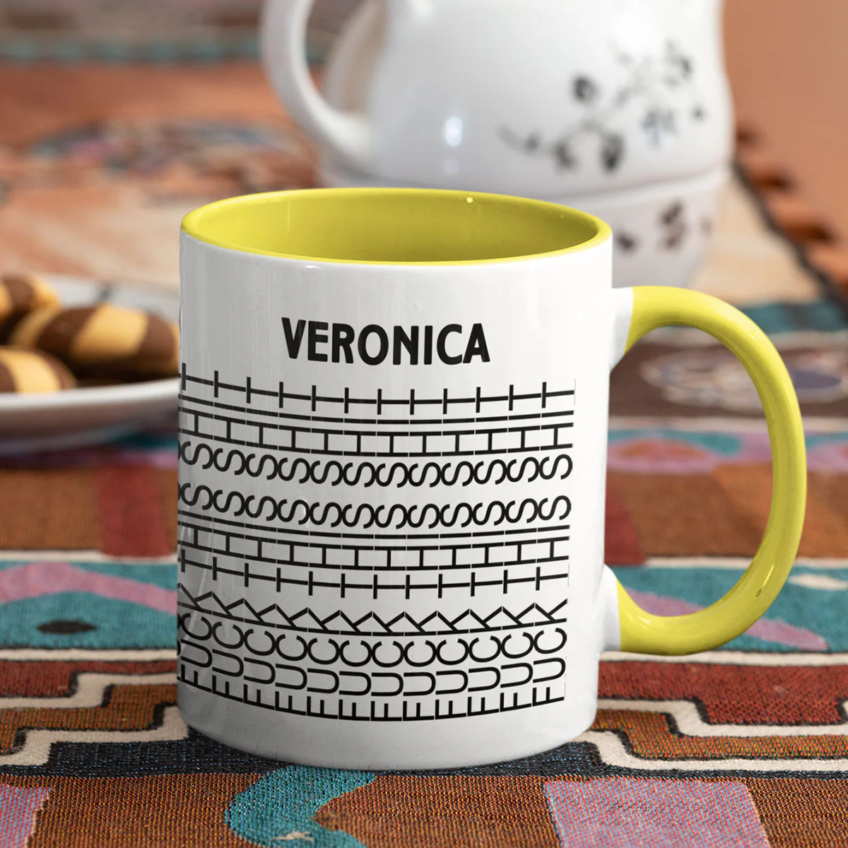 FK This Sht Funny Personalized Mug 11oz, Hidden Funny Message Mug, Father's Day Gift for Dad, Gift for Colleagues, Custom Name - Image 4