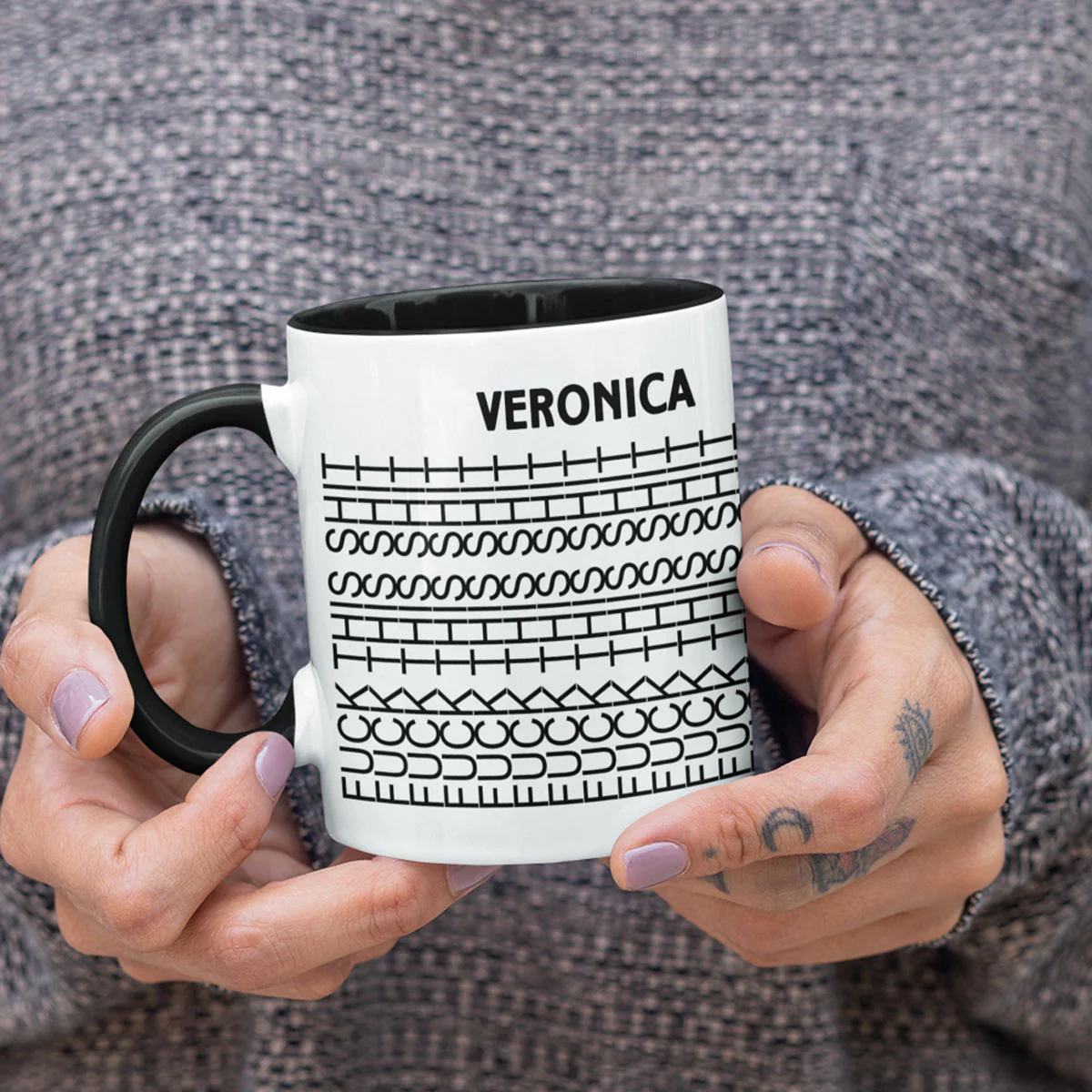 FK This Sht Funny Personalized Mug 11oz, Hidden Funny Message Mug, Father's Day Gift for Dad, Gift for Colleagues, Custom Name - Image 6