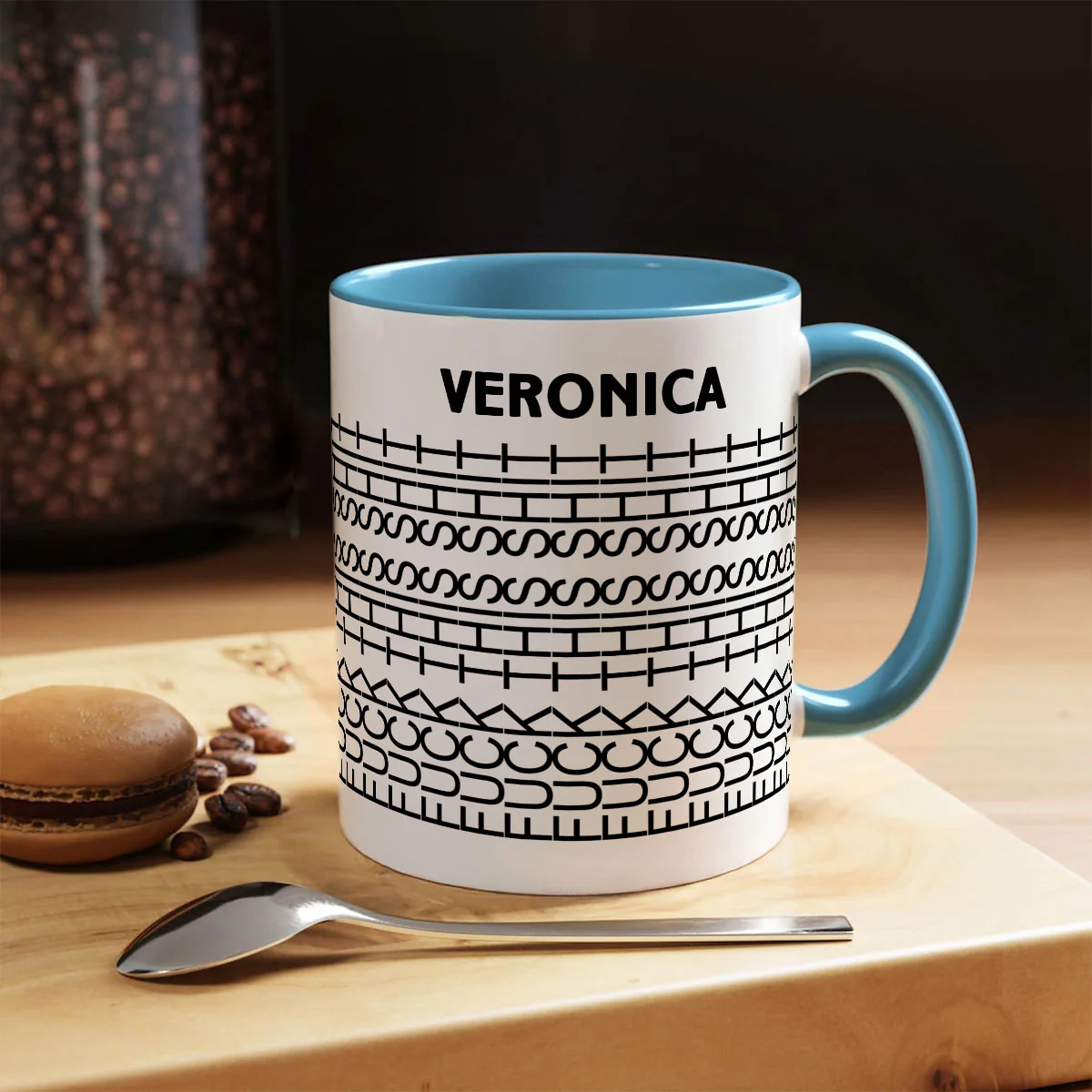 FK This Sht Funny Personalized Mug 11oz, Hidden Funny Message Mug, Father's Day Gift for Dad, Gift for Colleagues, Custom Name - Image 8
