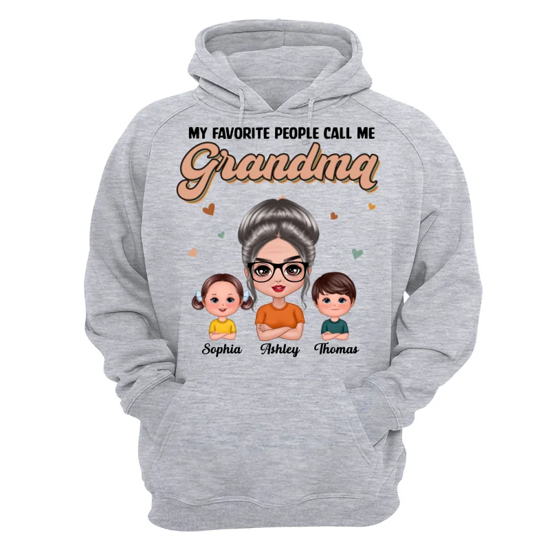 Flash Retro Grandmother Grandkids Personalized Shirt - Image 14