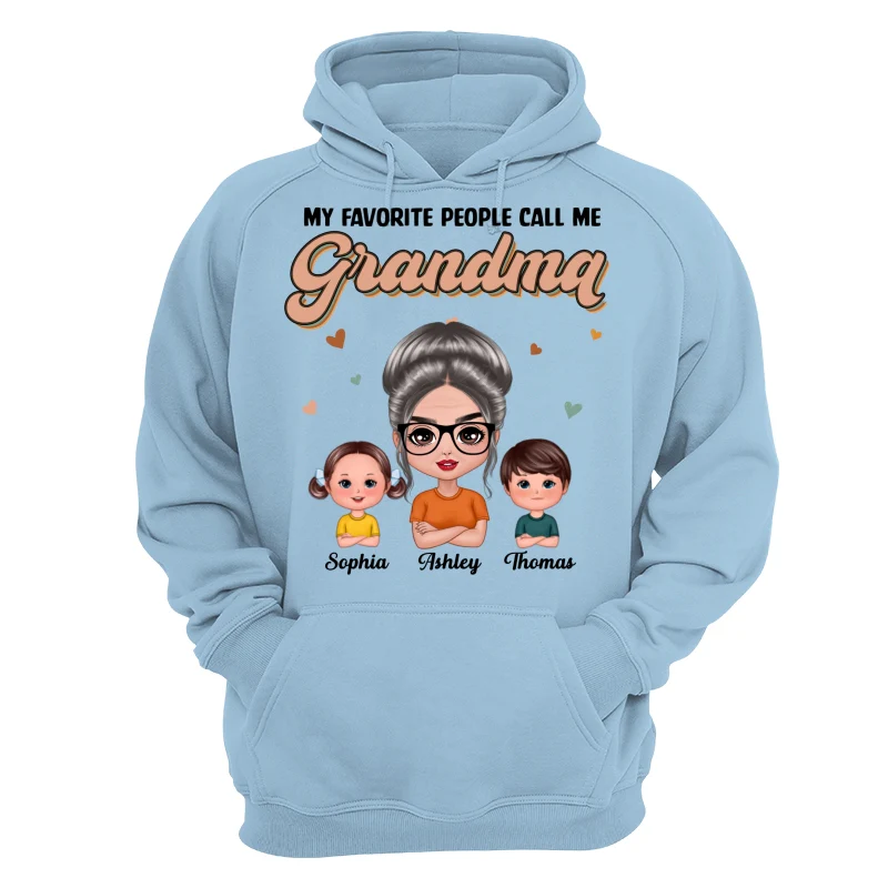 Flash Retro Grandmother Grandkids Personalized Shirt - Image 16