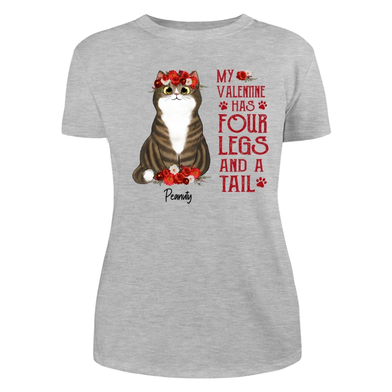 Flower Cats My Four Legs And Tail Personalized Shirt - Image 10