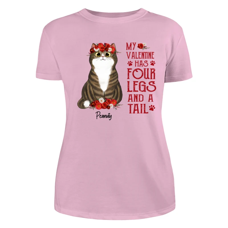 Flower Cats My Four Legs And Tail Personalized Shirt - Image 11