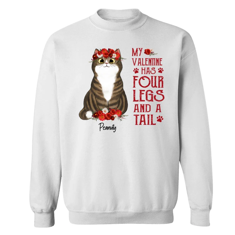 Flower Cats My Four Legs And Tail Personalized Shirt - Image 17