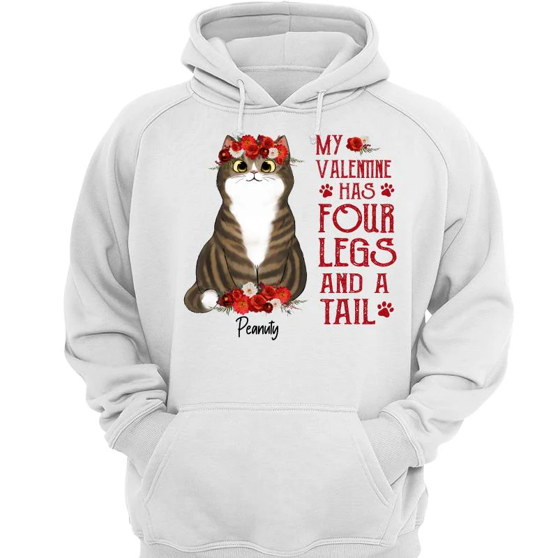 Flower Cats My Four Legs And Tail Personalized Shirt - Image 3