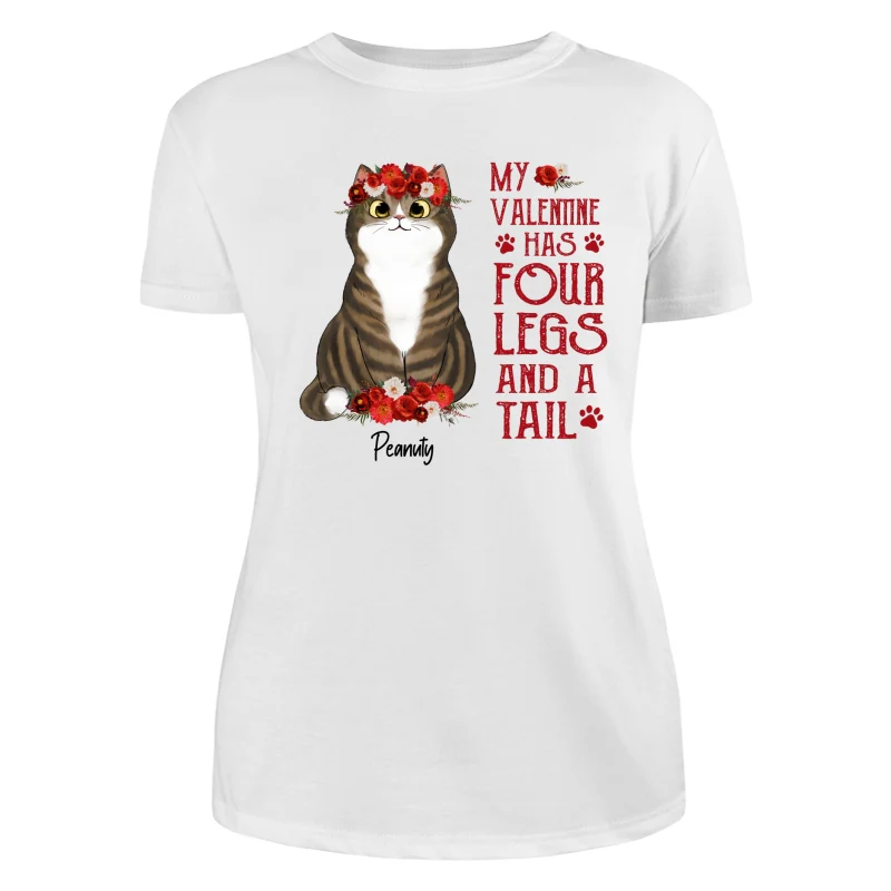 Flower Cats My Four Legs And Tail Personalized Shirt - Image 9
