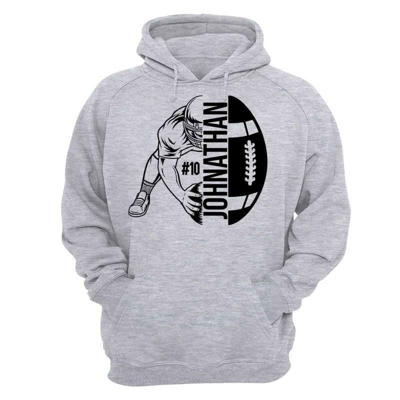 Football Player Holding Ball On The Ground Football Season Matching Personalized Shirt - Image 13