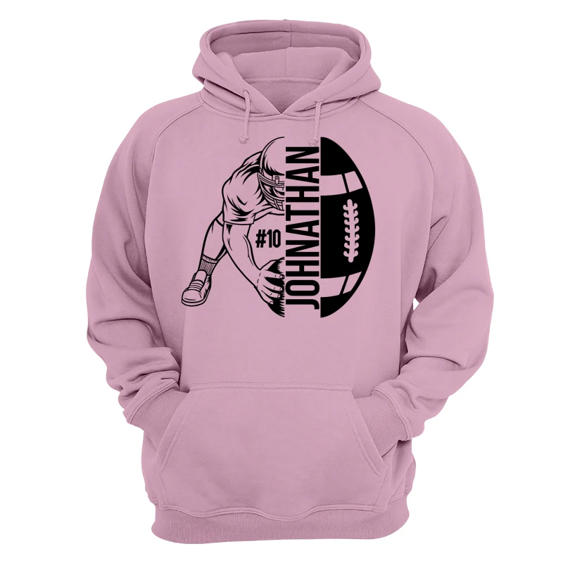 Football Player Holding Ball On The Ground Football Season Matching Personalized Shirt - Image 14