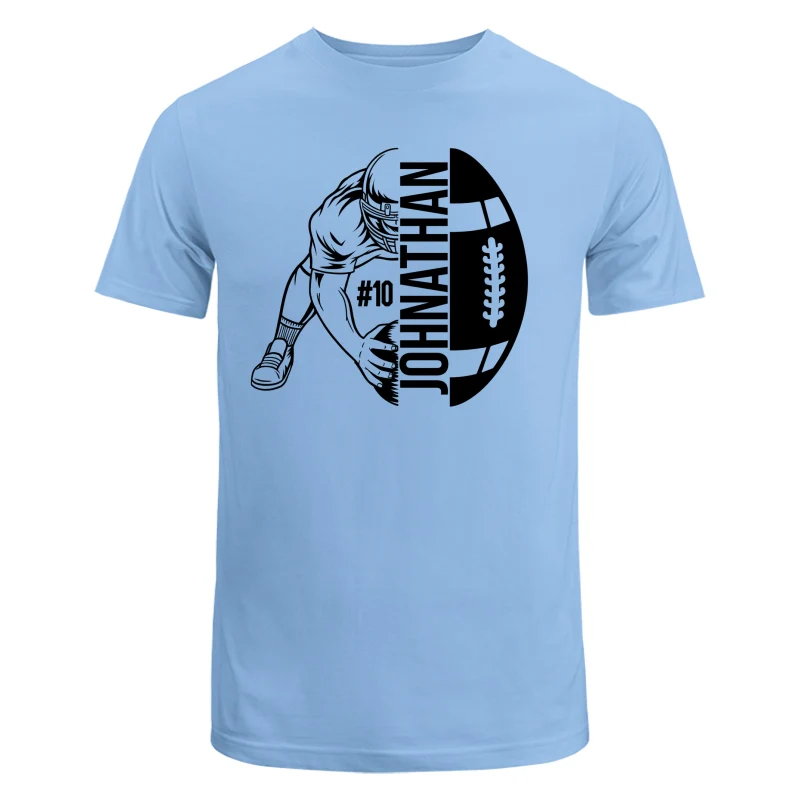 Football Player Holding Ball On The Ground Football Season Matching Personalized Shirt - Image 7