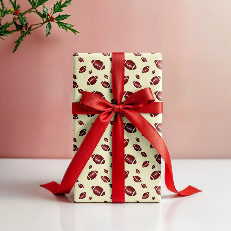 Football Touch Down Gift Wrapping Paper - Image 4