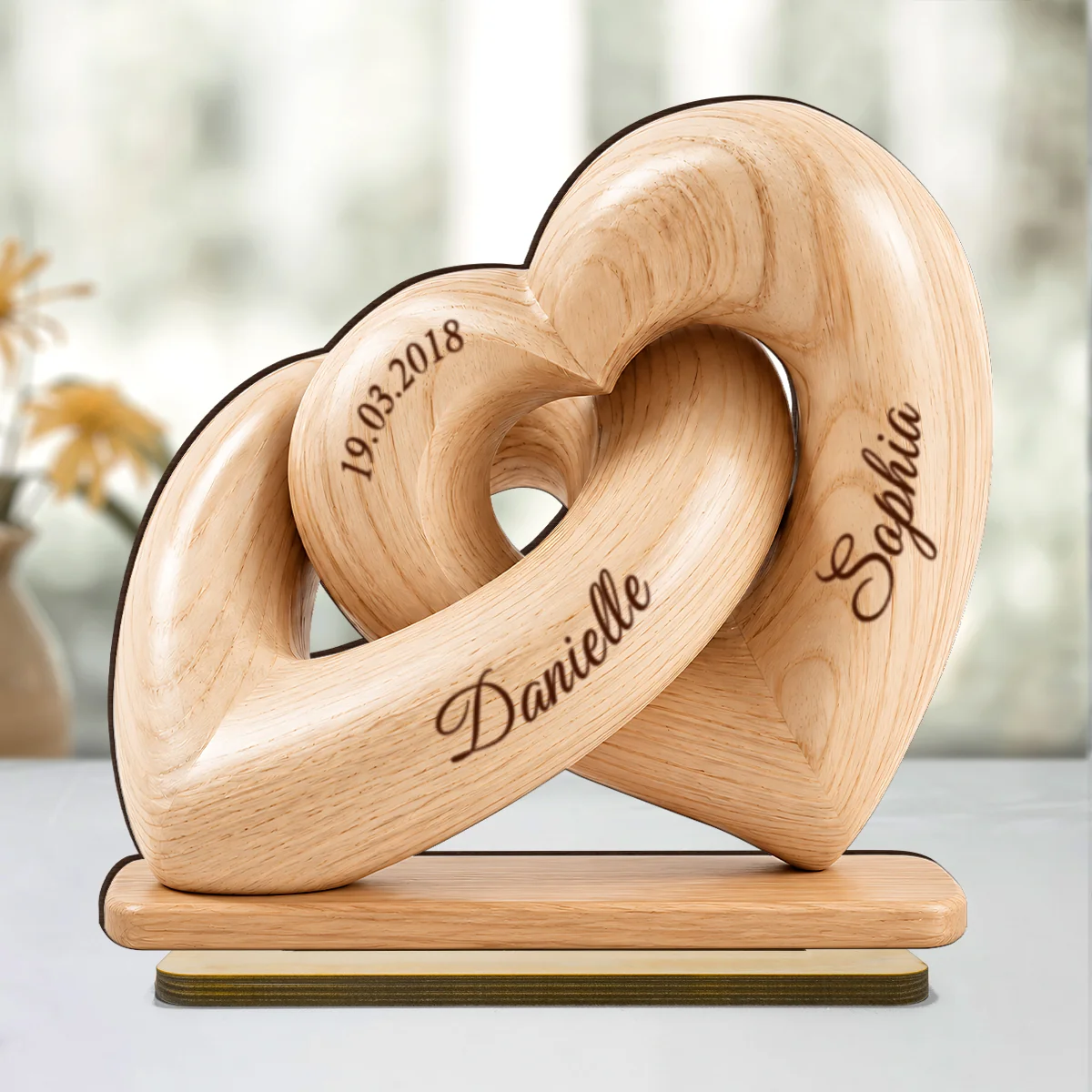 Forever Love Keepsake - Personalized 2-Layered Wooden Plaque - Anniversary Gift for Him, for Her - Image 15