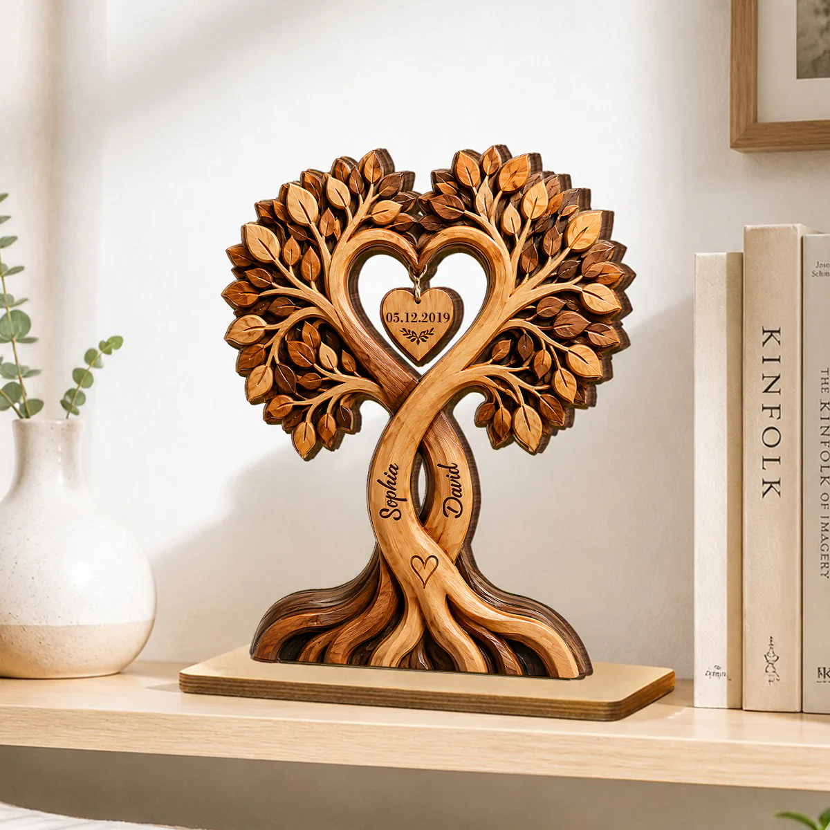 Forever Love Keepsake - Personalized 2-Layered Wooden Plaque - Anniversary Gift for Him, for Her - Image 7