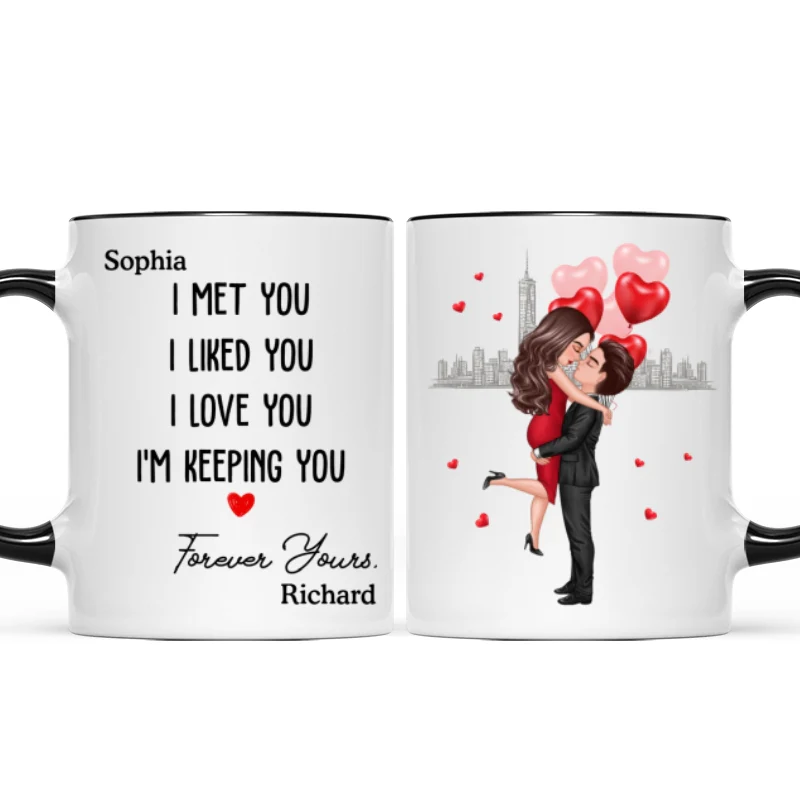 Forever Yours Couple Anniversary Gift Personalized Mug - Image 11