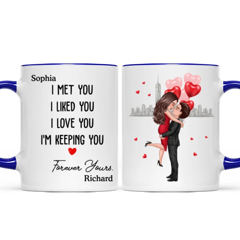 Forever Yours Couple Anniversary Gift Personalized Mug - Image 12