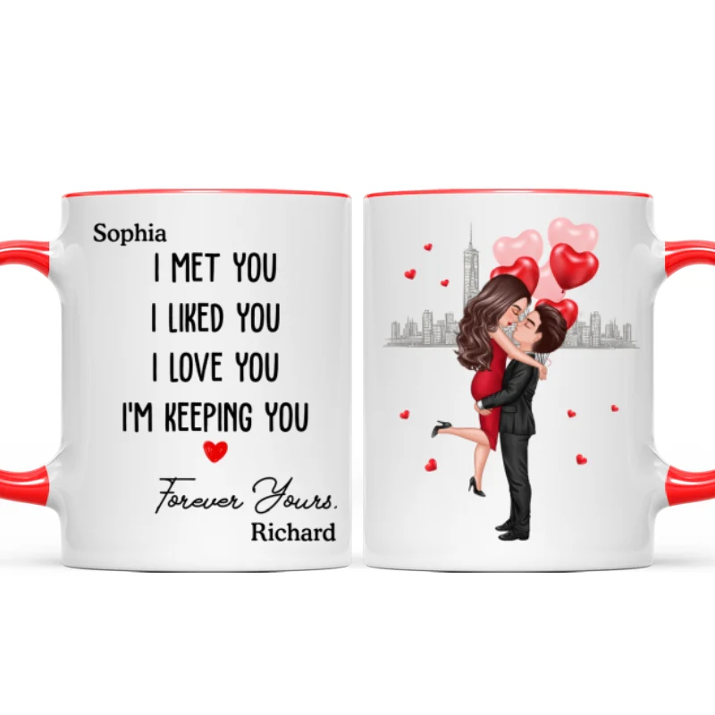 Forever Yours Couple Anniversary Gift Personalized Mug - Image 13