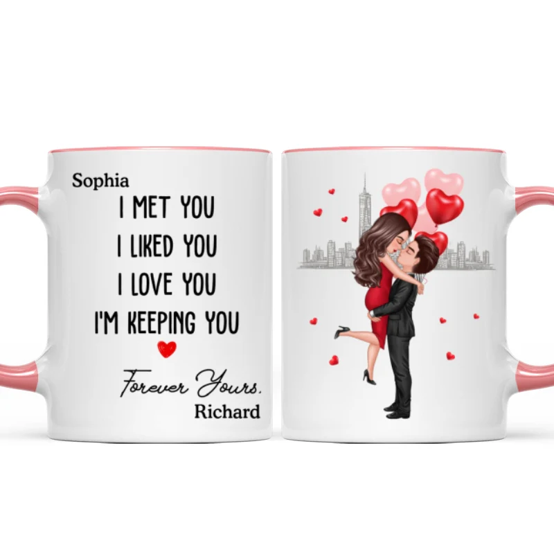Forever Yours Couple Anniversary Gift Personalized Mug - Image 15