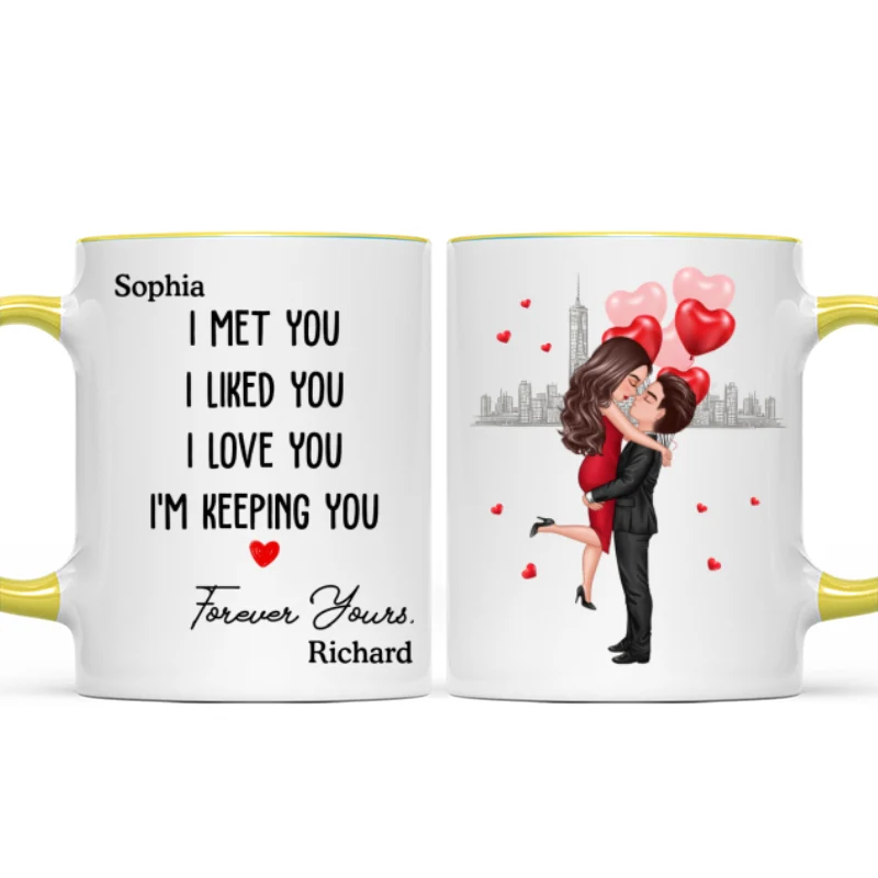 Forever Yours Couple Anniversary Gift Personalized Mug - Image 16