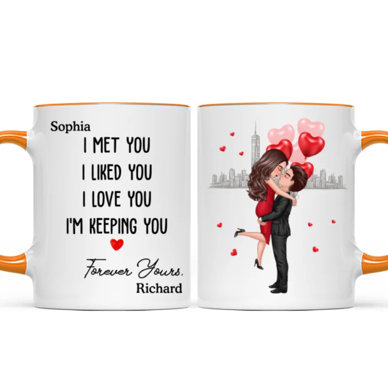 Forever Yours Couple Anniversary Gift Personalized Mug - Image 17