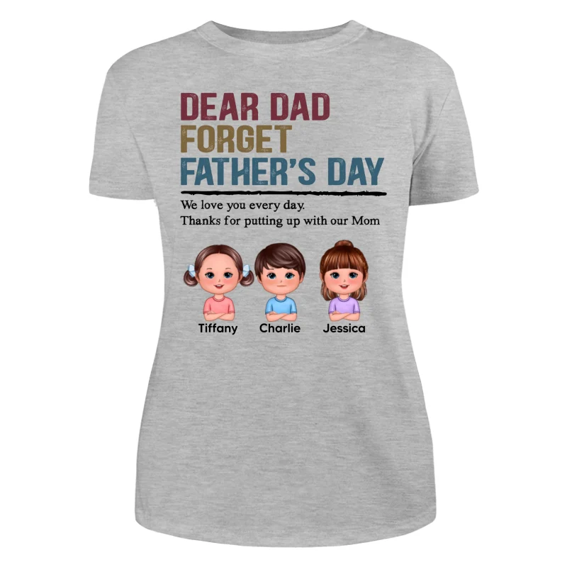 Forget Father‘s Day Retro Doll Kids Personalized Shirt - Image 10