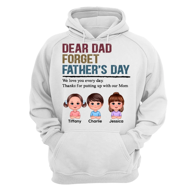 Forget Father‘s Day Retro Doll Kids Personalized Shirt - Image 13