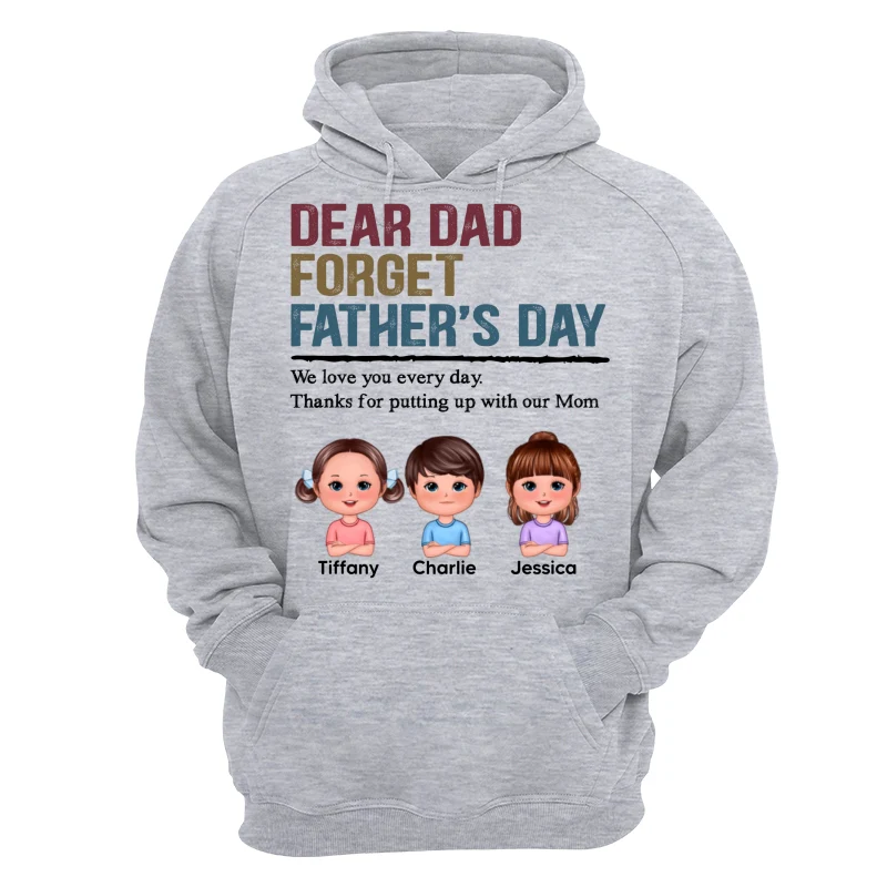 Forget Father‘s Day Retro Doll Kids Personalized Shirt - Image 14