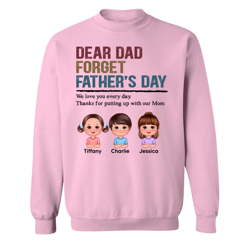 Forget Father‘s Day Retro Doll Kids Personalized Shirt - Image 19