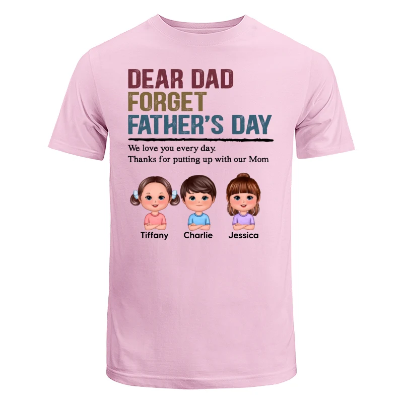 Forget Father‘s Day Retro Doll Kids Personalized Shirt - Image 7